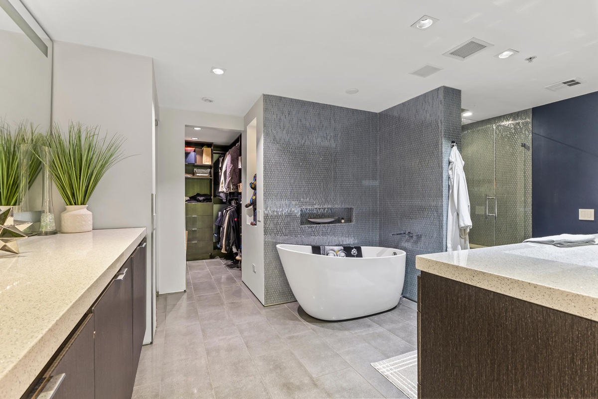 A condo unit at Optima Camelview Village in Old Town Scottsdale.