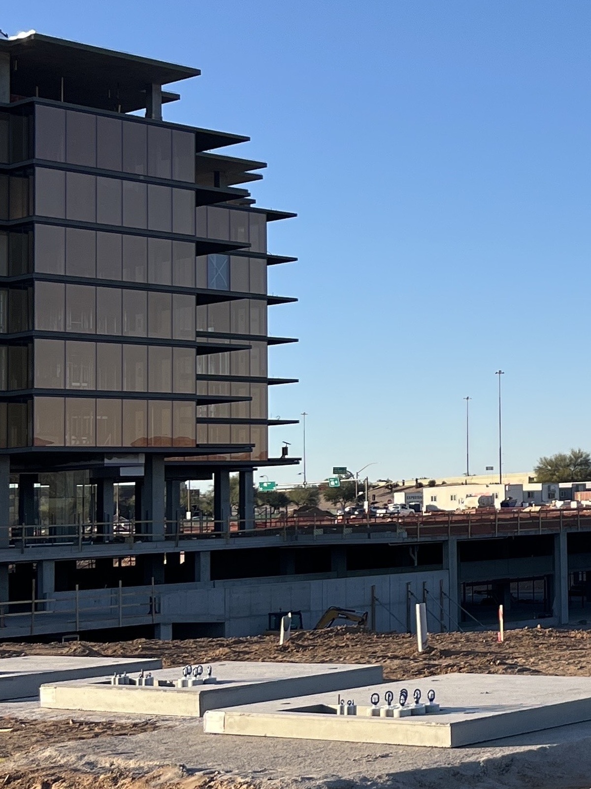 Optima McDowell Mountain under construction in Scottsdale, Arizona.