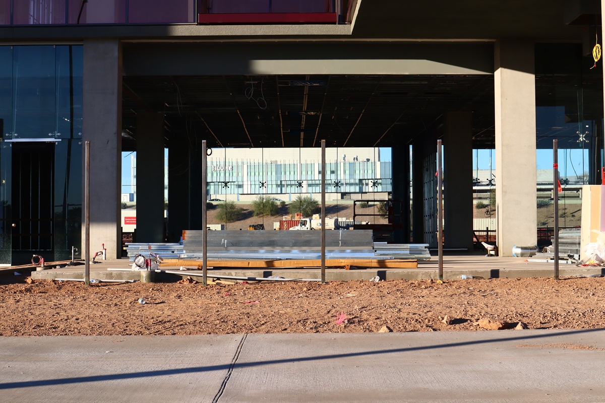 Optima McDowell Mountain under construction in Scottsdale, Arizona.