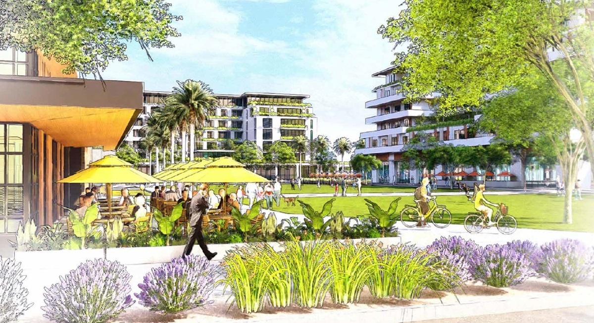 Rendering of The Parque in Scottsdale, Arizona.