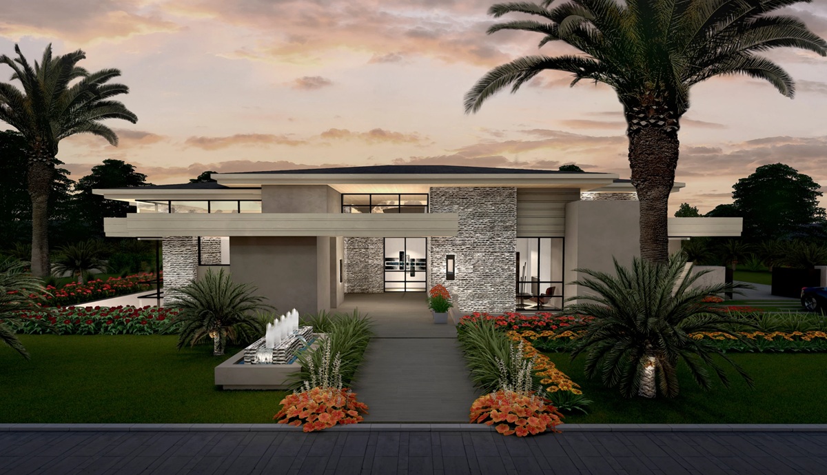 Rendering of the Estate Homes art Ritz-Carlton, Paradise Valley.
