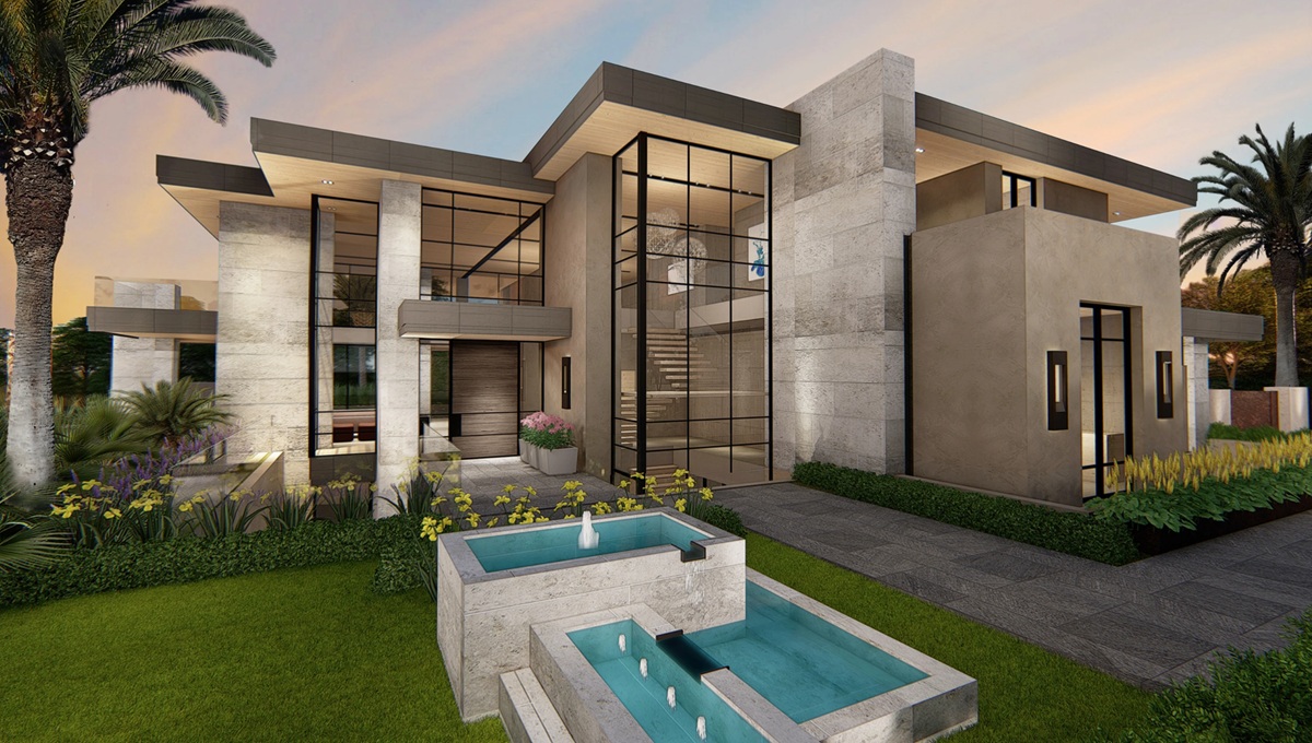 Rendering of the Estate Homes art Ritz-Carlton, Paradise Valley.