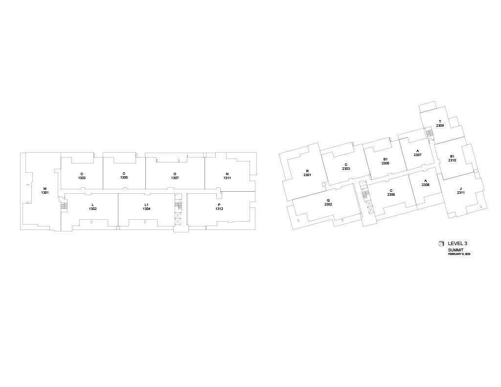 Floor plate for Summit by Olson Kundig at The Phoenician.