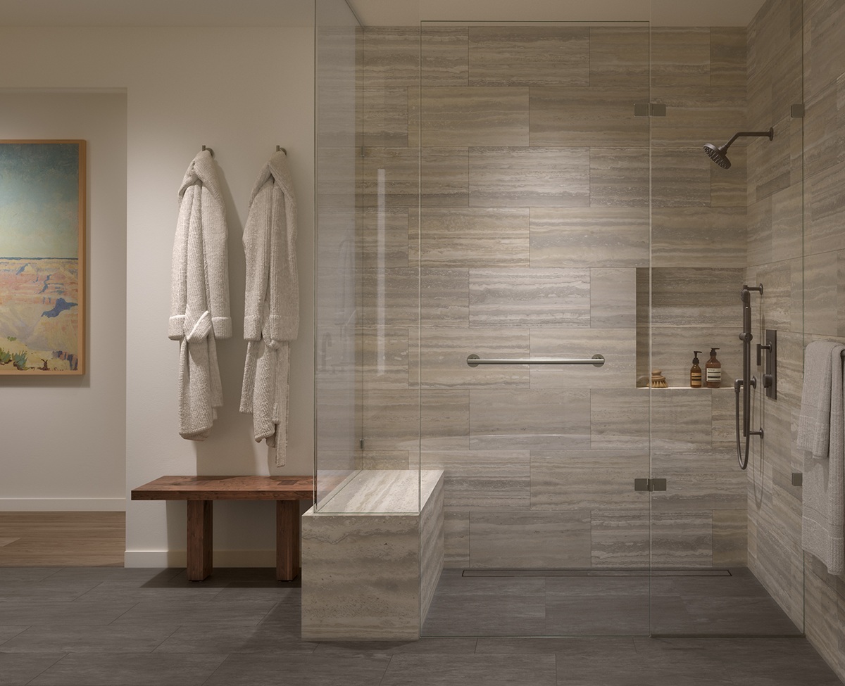 Rendering of Summit condos by Olson Kundig at Ascent at The Phoenician.