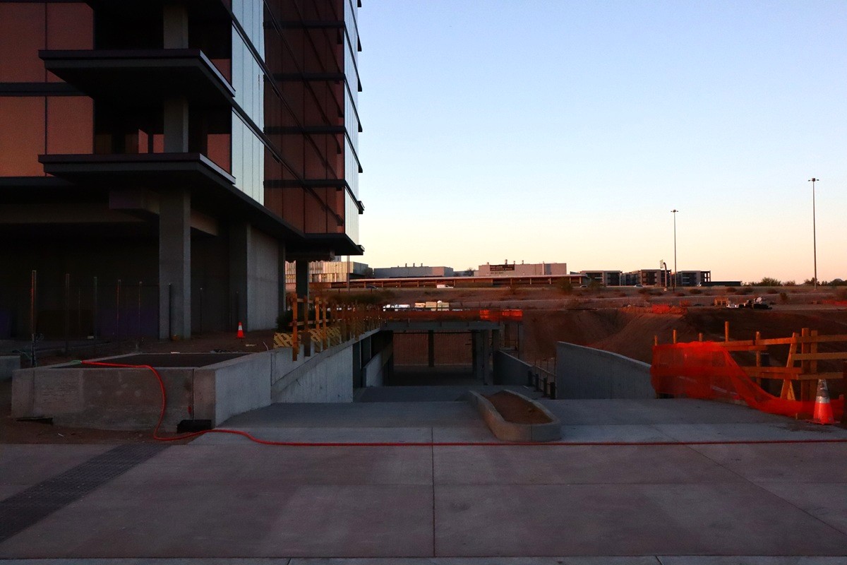 Photo of Optima McDowell Mountain under construction in Scottsdale.