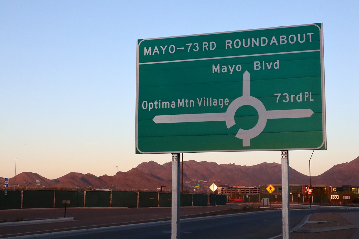 Photo of Optima McDowell Mountain under construction in Scottsdale.