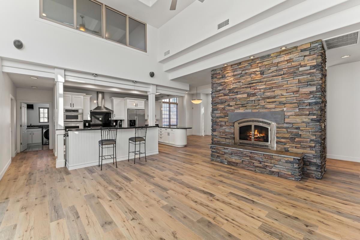 The great room of a luxury home in Central Phoenix.