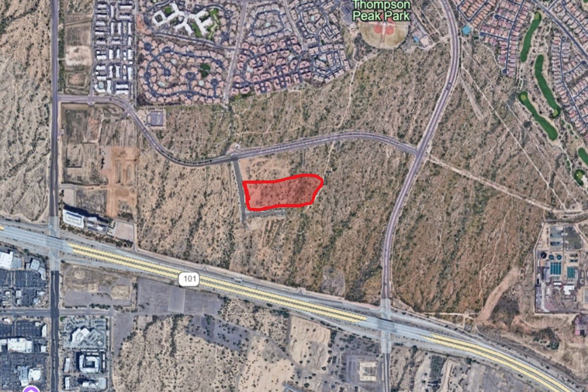 A map of where Toll at Cavasson will be built.