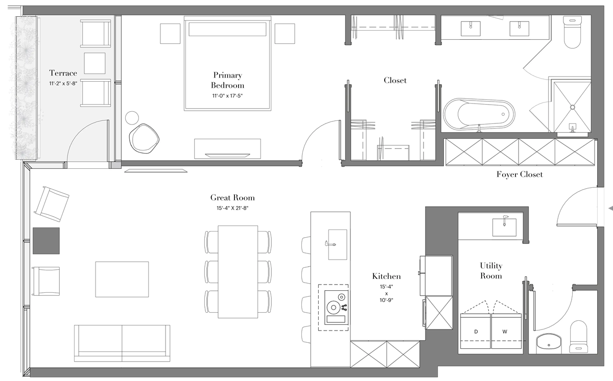Optima McDowell Mountain floor plan.