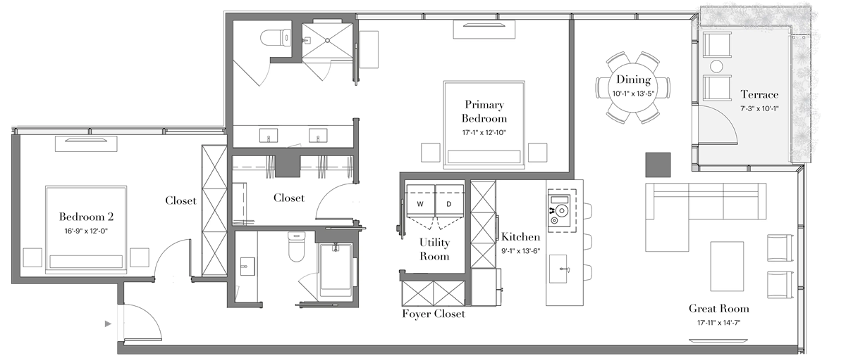 Optima McDowell Mountain floor plan.