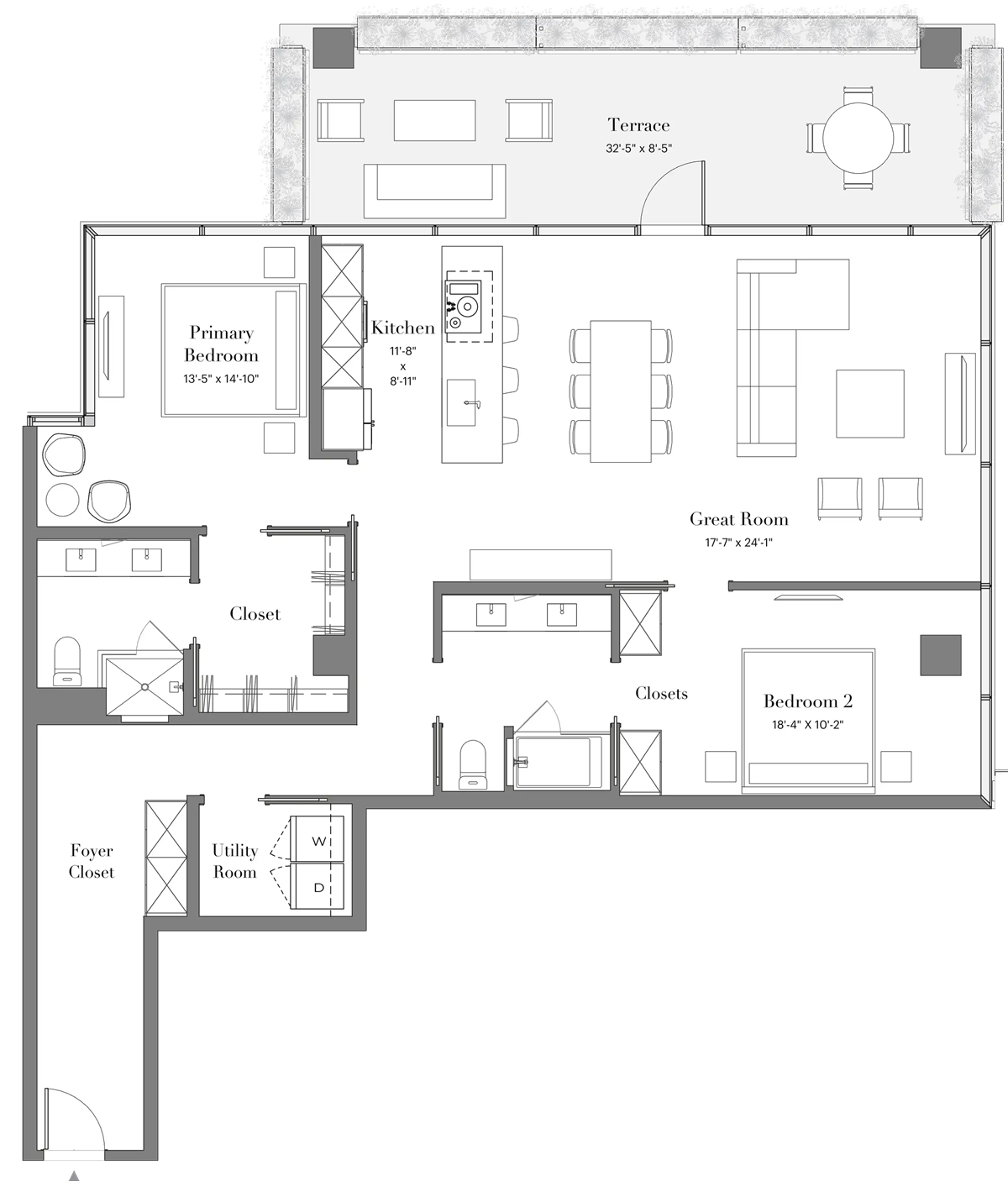 Optima McDowell Mountain floor plan.