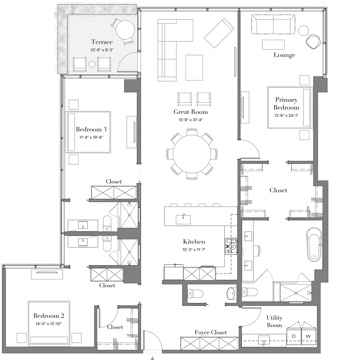Optima McDowell Mountain floor plan.