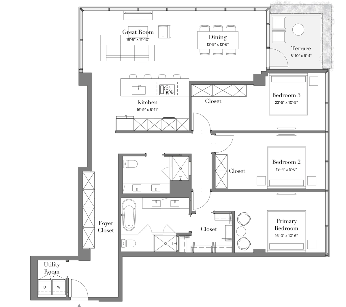 Optima McDowell Mountain floor plan.