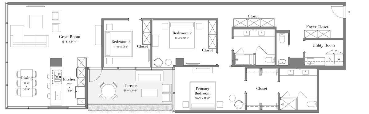 Optima McDowell Mountain floor plan.