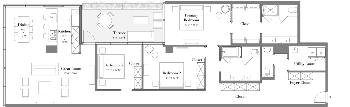 Optima McDowell Mountain floor plan.