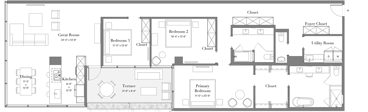 Optima McDowell Mountain floor plan.