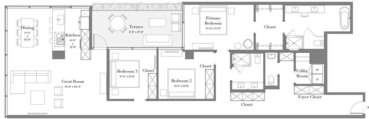 Optima McDowell Mountain floor plan.