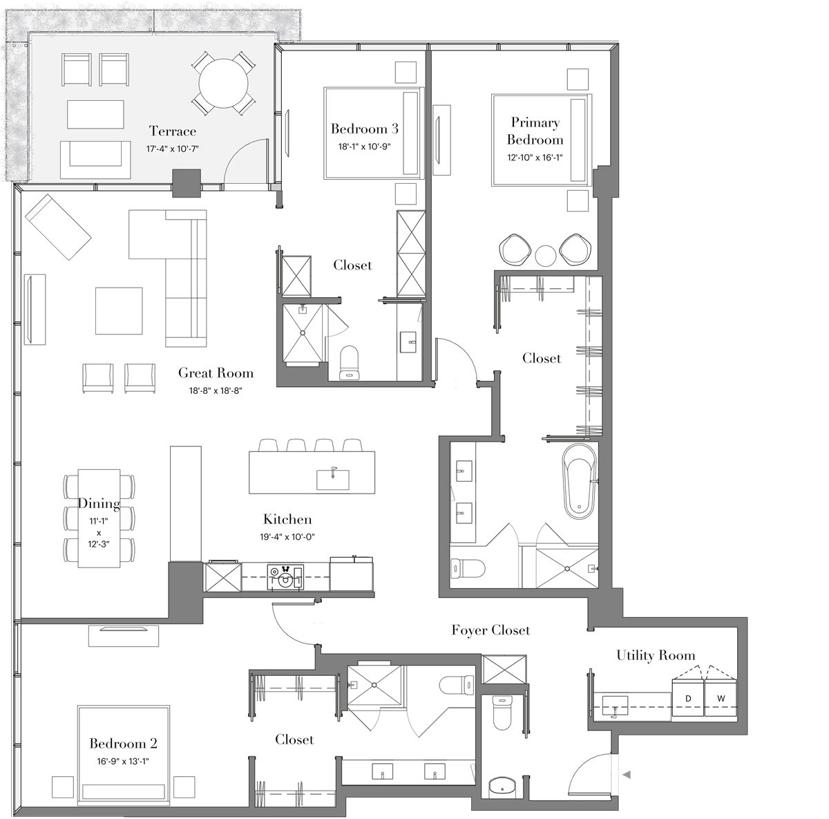Optima McDowell Mountain floor plan.