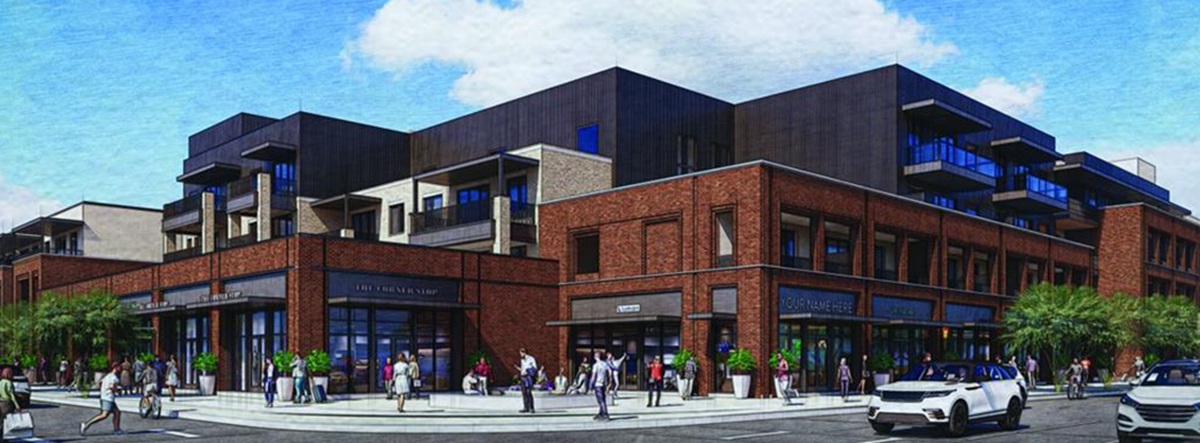 Rendering of a planned development in Old Town Scottsdale.
