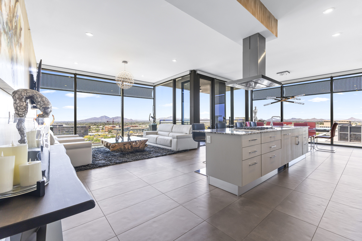 Top-floor penthouse at Optima Kierland building 7180.