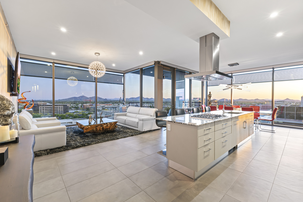 Top-floor penthouse at Optima Kierland building 7180.