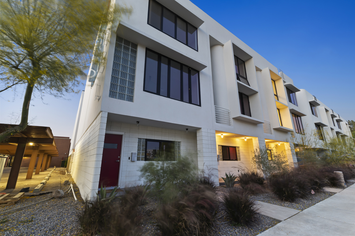 Photo of Soleil Townhomes in Midtown Phoenix.