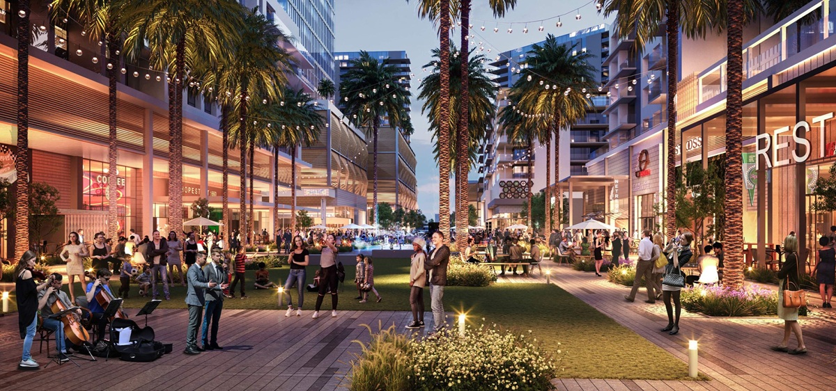 Rendering of the proposed The Central Park in Midtown Phoenix.