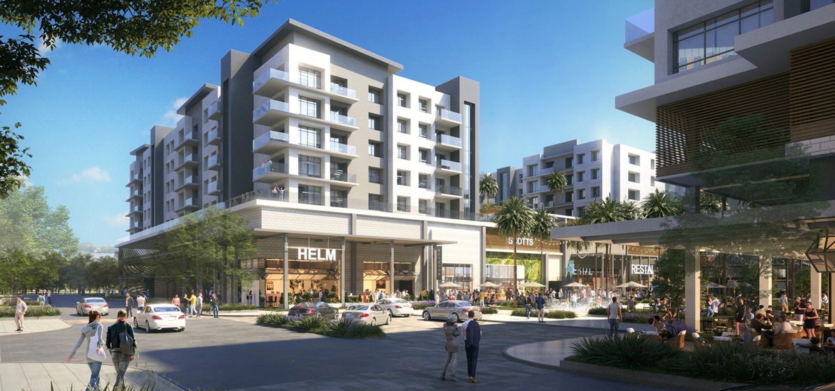 Rendering of the proposed The Central Park in Midtown Phoenix.