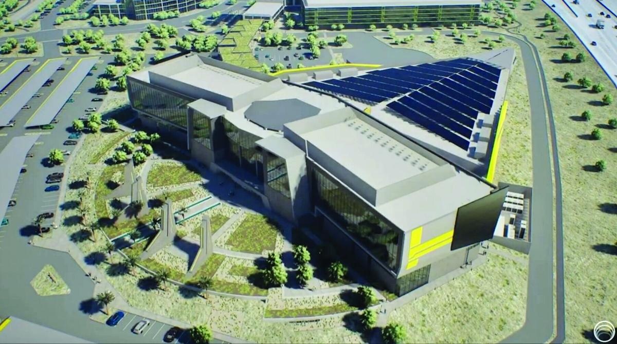 Rendering of Axon Headquarters in Scottsdale, Arizona.