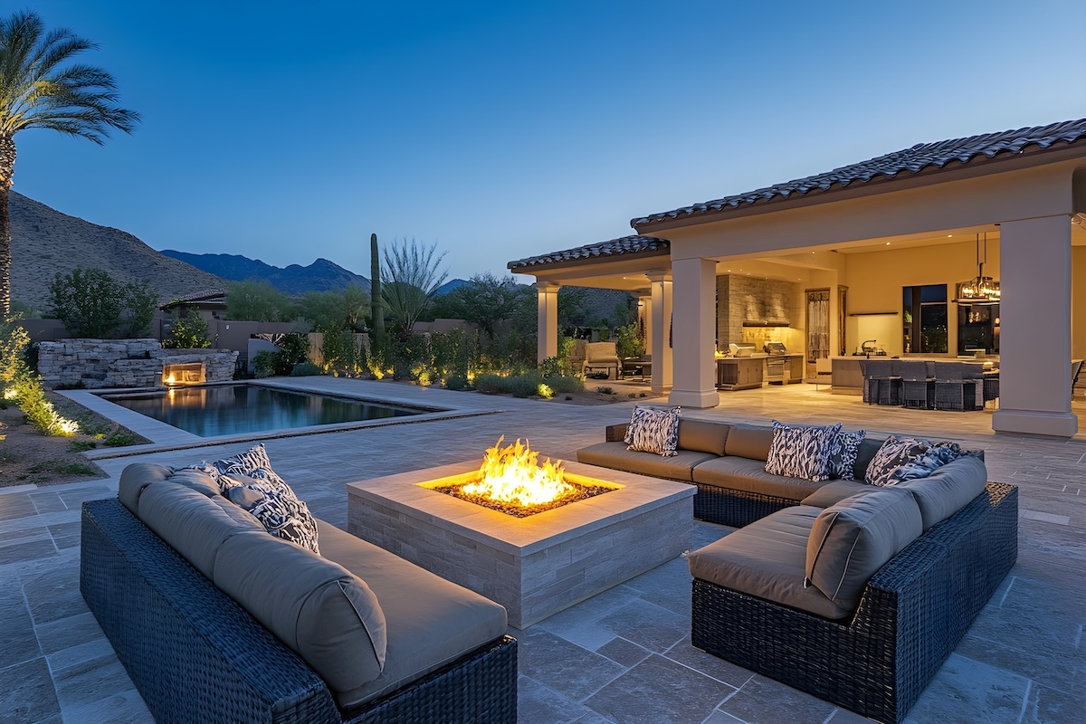 Luxury Desert Home with Outdoor Fire Pit and Pool