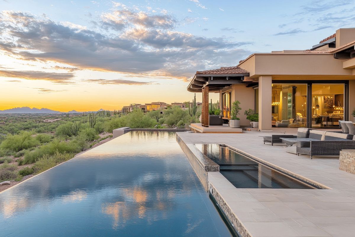 luxury home in arizona with swimming pool
