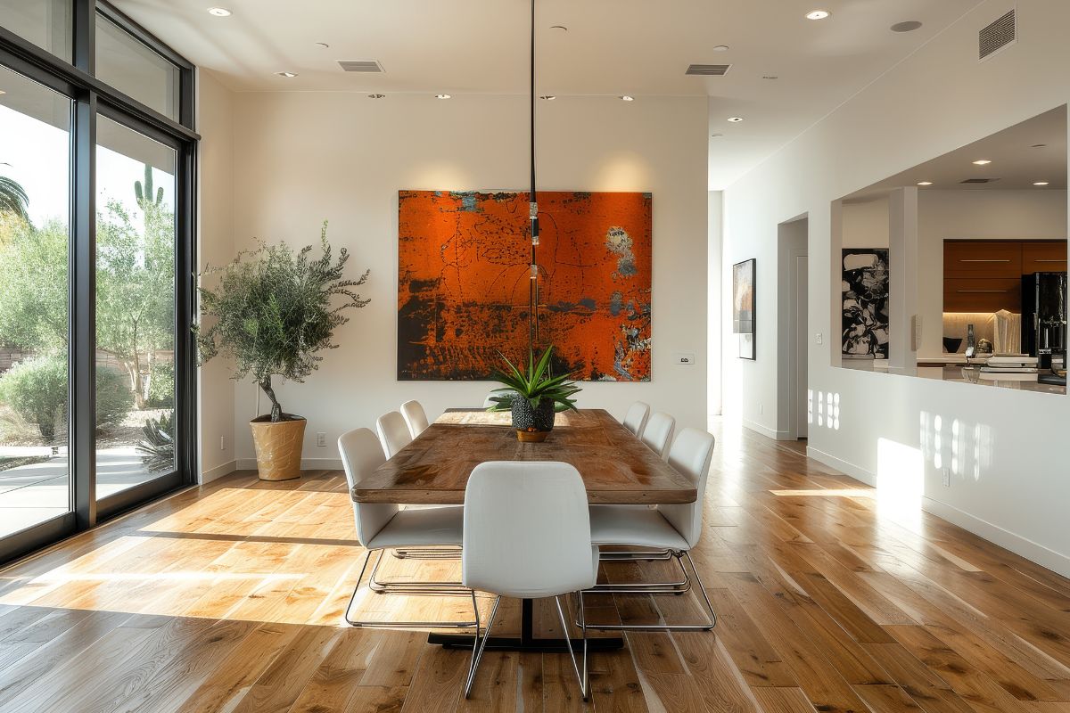 luxury interior design dining room in Arizona