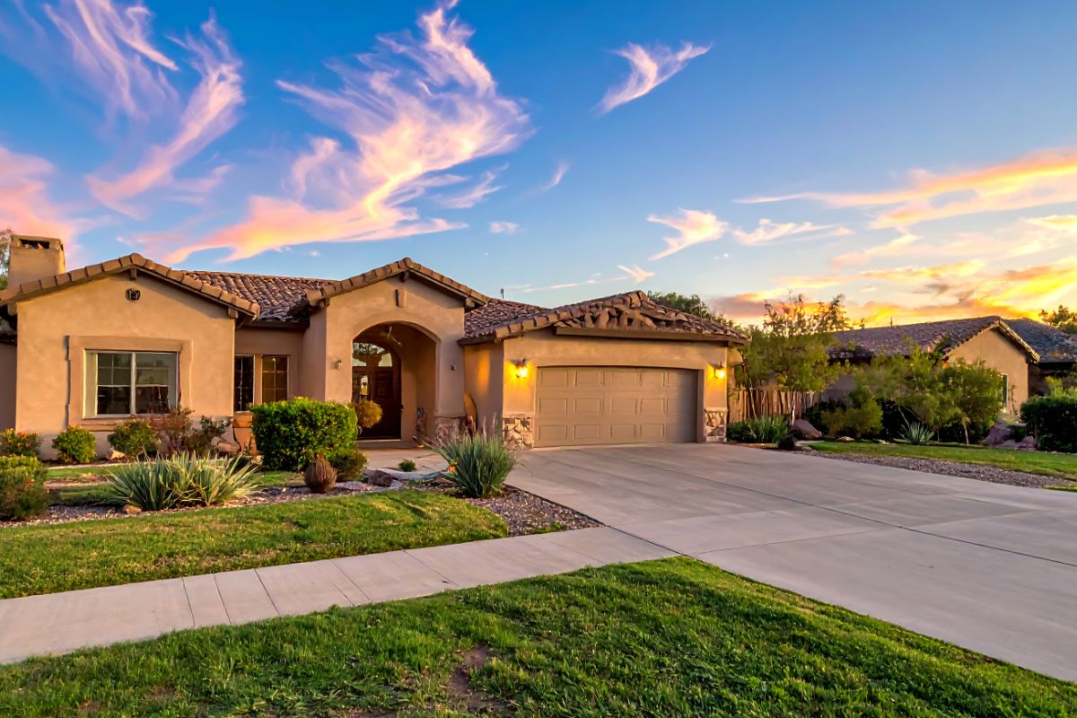 home in gated subdivision