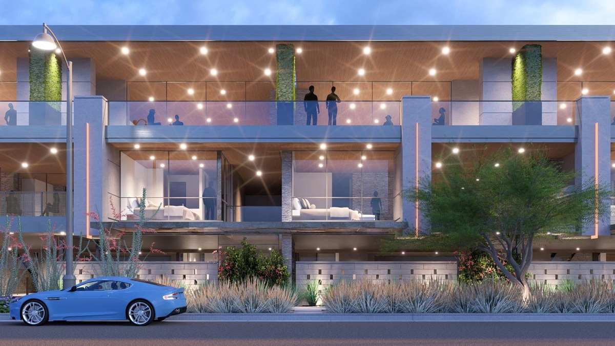 Rendering of The Bishop in Old Town Scottsdale.