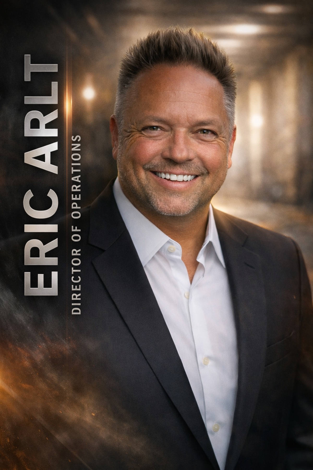 Stylish headshot of Eric Arlt, Director of Operations at Williams Luxury Homes.