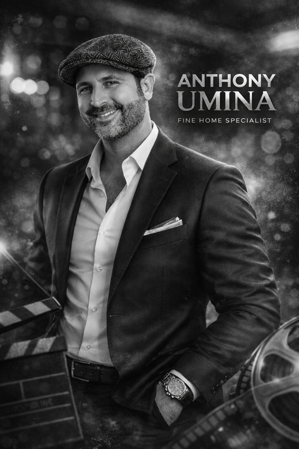 Artistic headshot of Anthony Umina of Williams Luxury Homes.