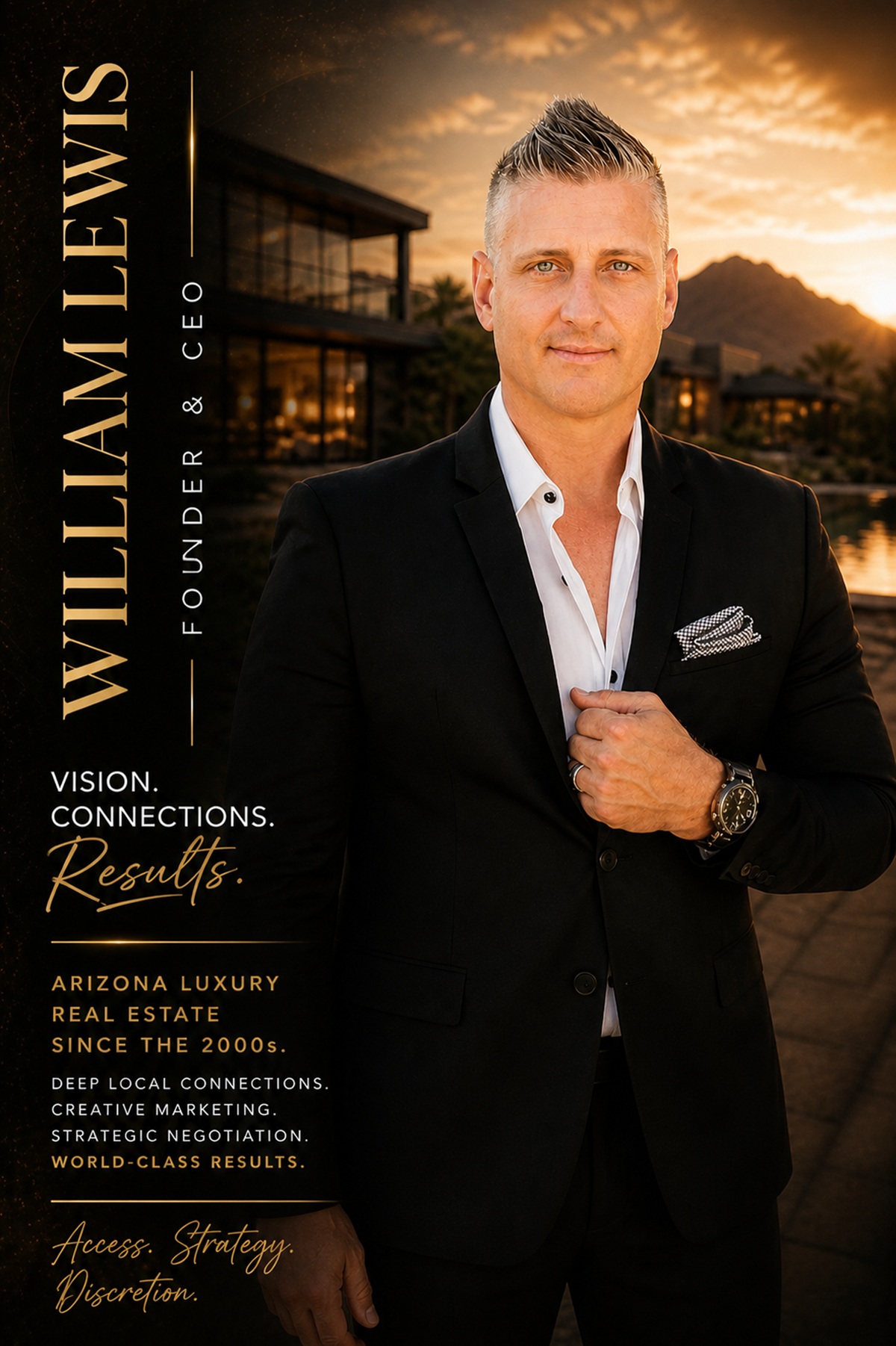 Headshot of William Lewis- CEO of WIlliams Luxury Homes.