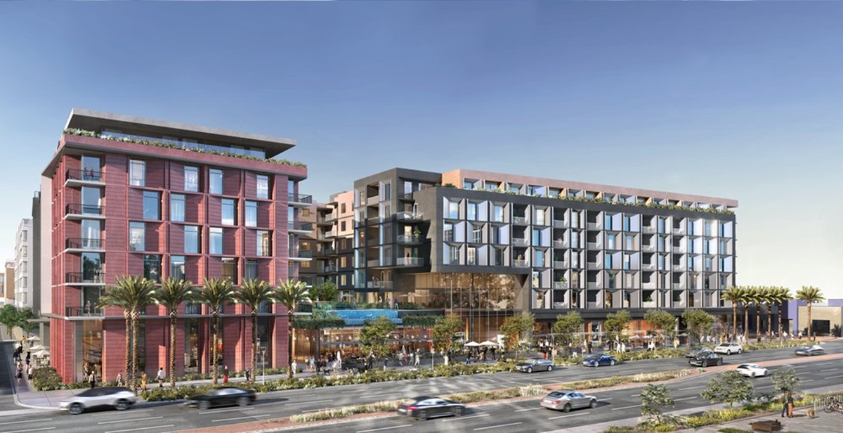 Rendering of Hazel and Azure in Old Town Scottsdale.