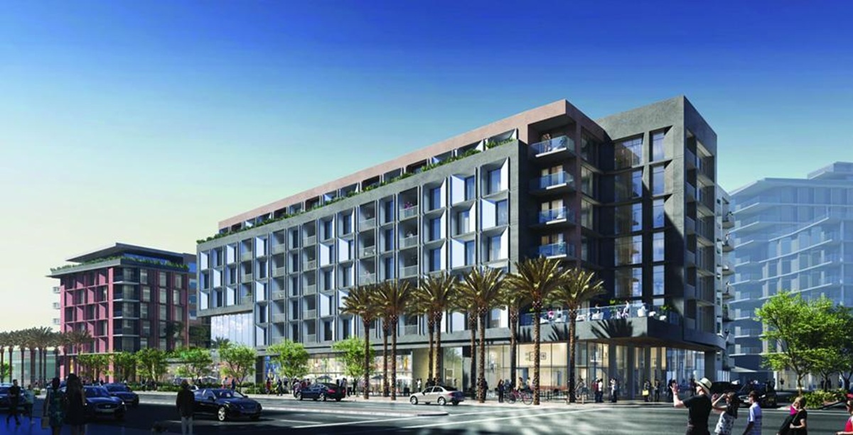 Rendering of Hazel and Azure in Old Town Scottsdale.