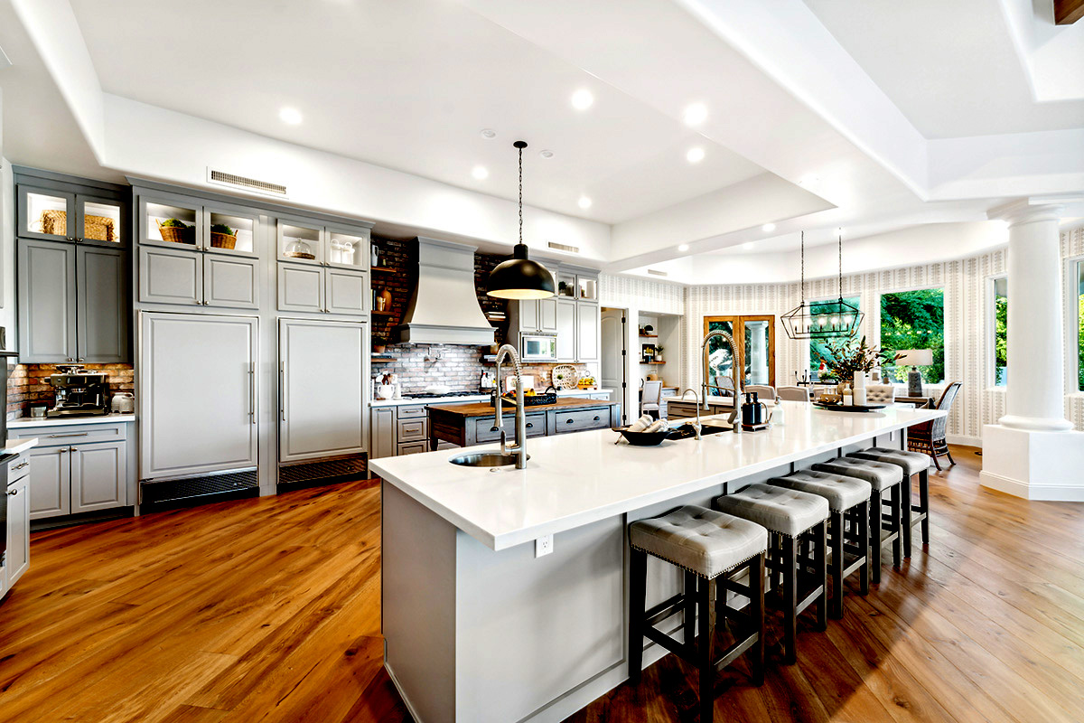 High-end kitchen inside a Paradise Valley luxury home.