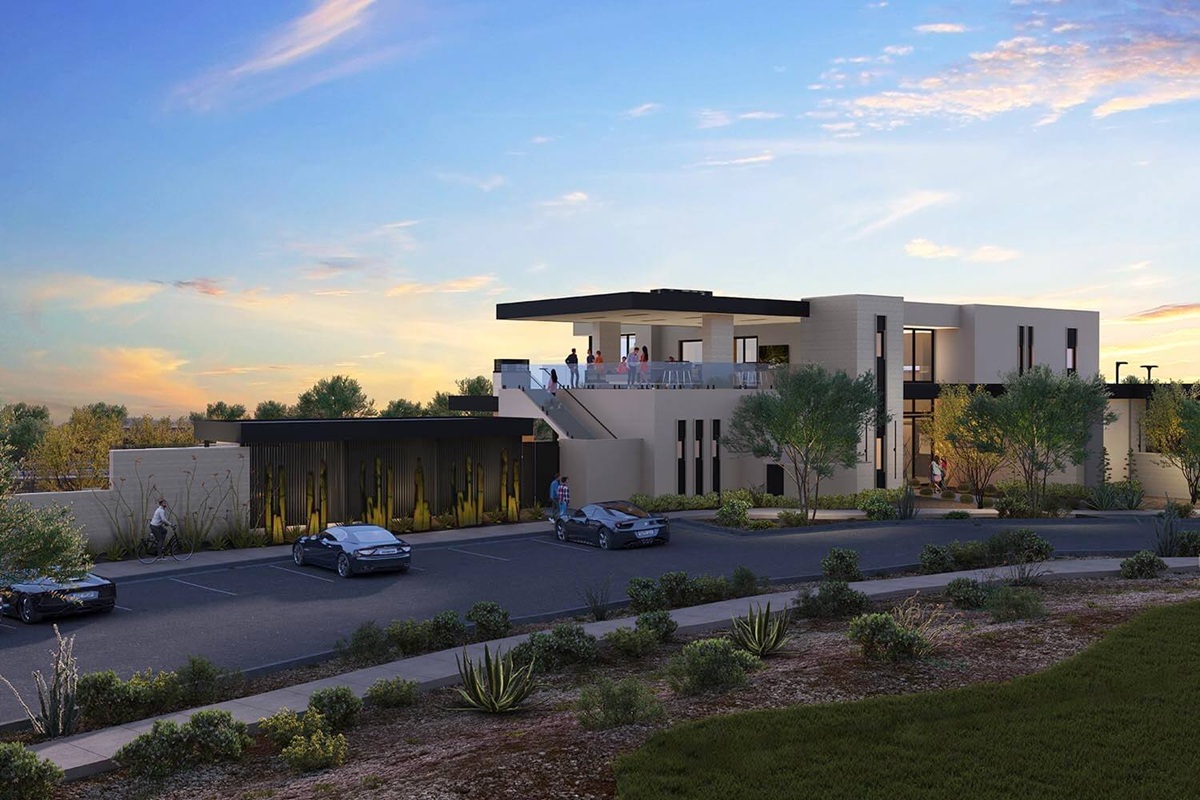 Rendering of luxury homes at Haven in North Scottsdale.
