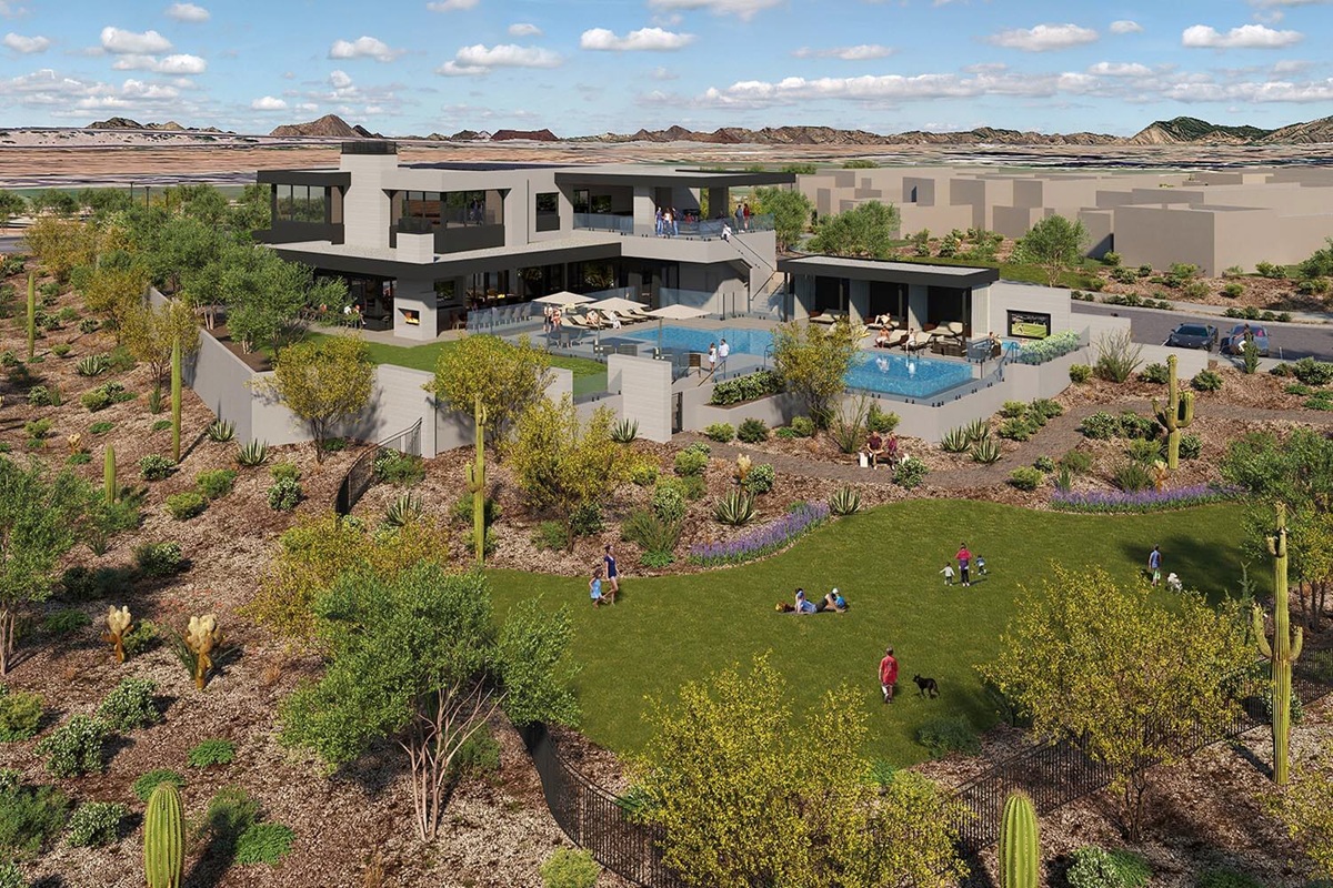 Rendering of luxury homes at Haven in North Scottsdale.