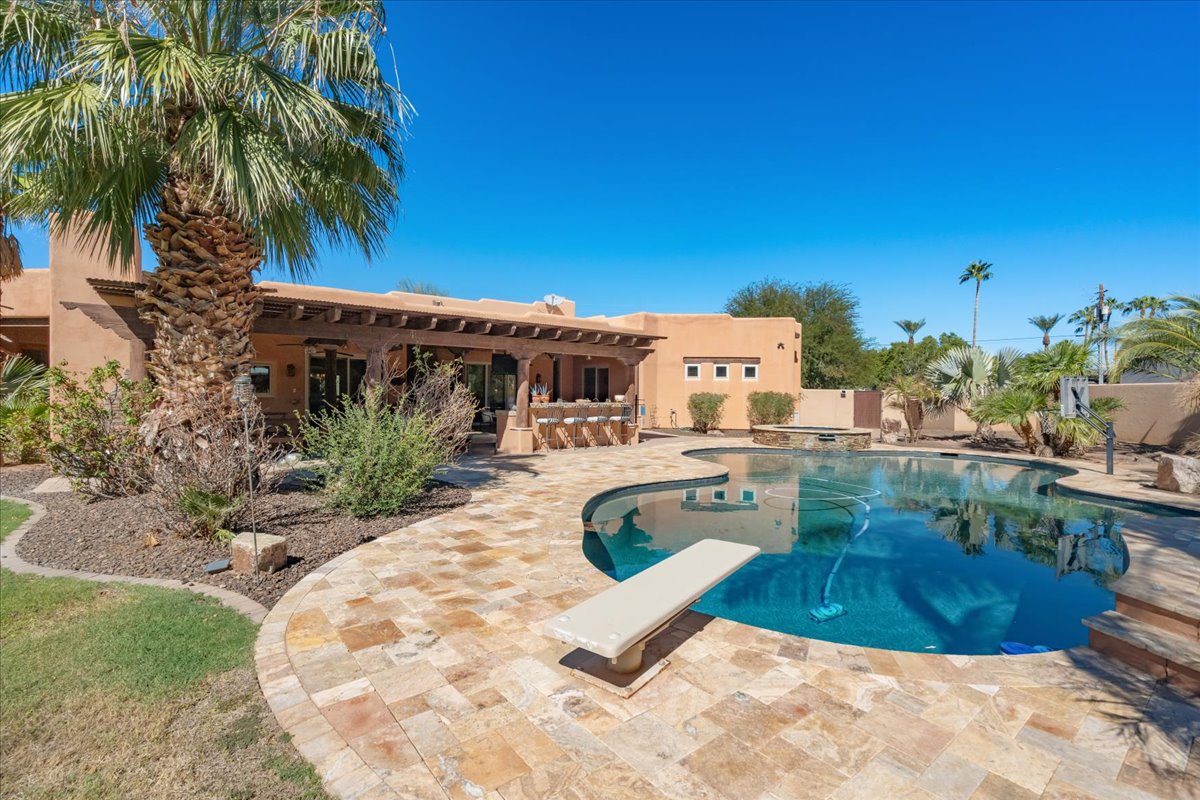 Equestrian estate for sale in Chandler, Arizona.