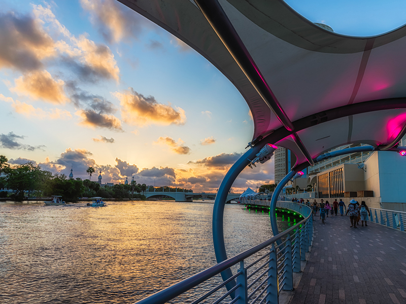 Tampa, FL Sunset view