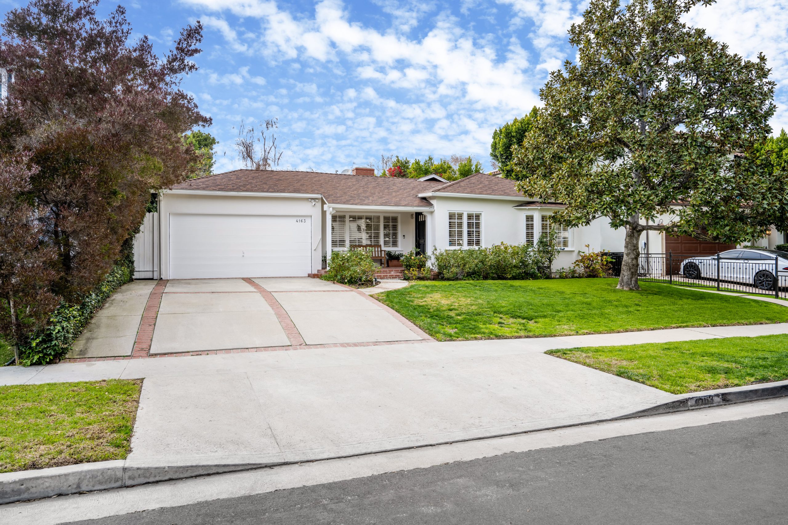 Suburban house in a serene neighborhood
