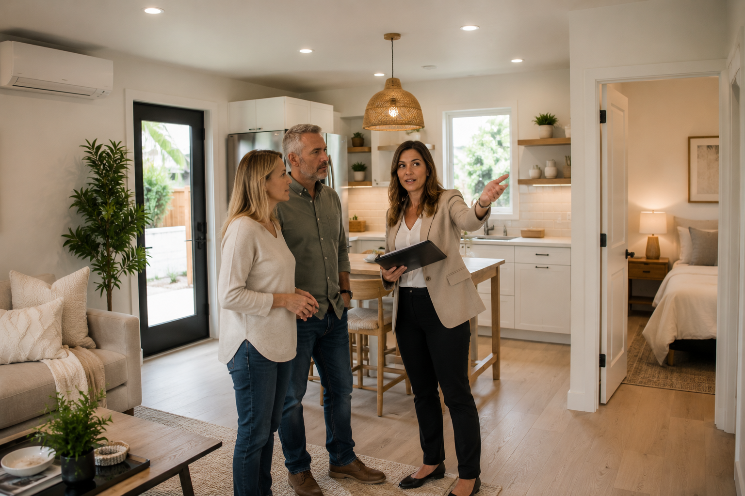 Florida Multigenerational Family at Home Multigenerational family at their Florida home — three generations together