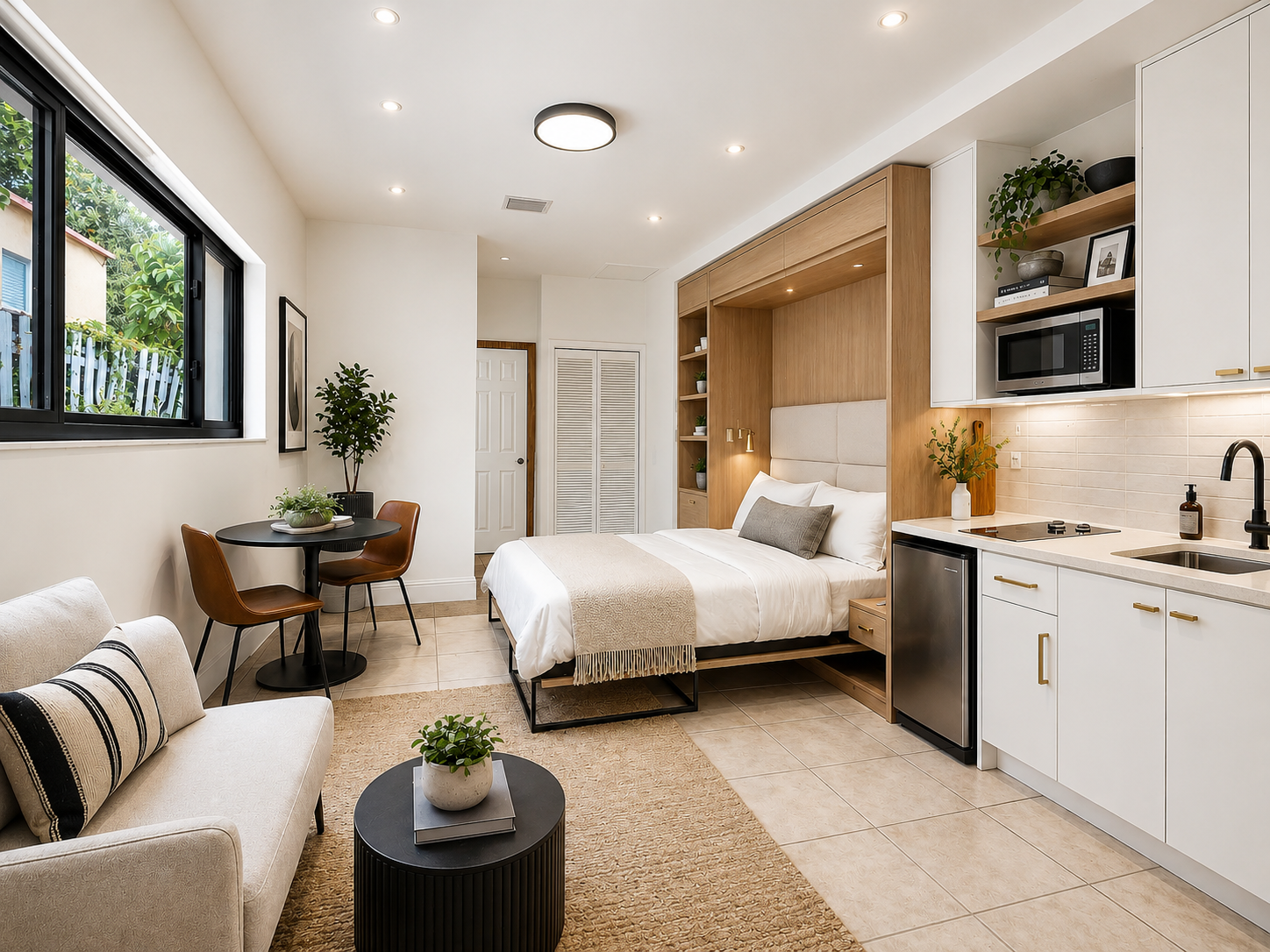 Multigenerational home interior with private suite Florida