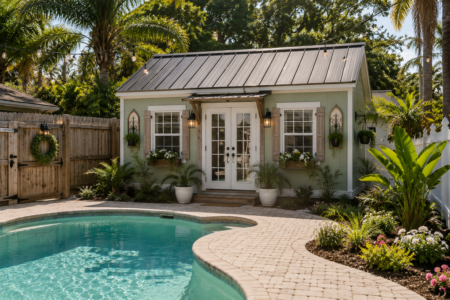Florida ADU interior — separate living quarters with full kitchen