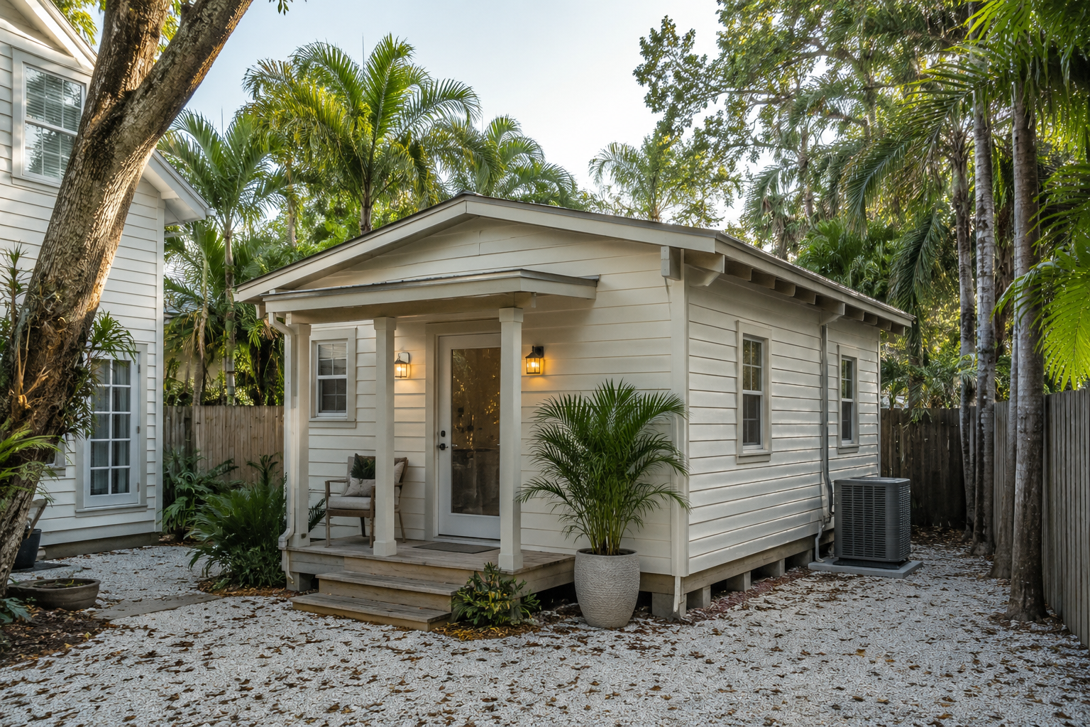 Florida home with detached accessory dwelling unit ADU