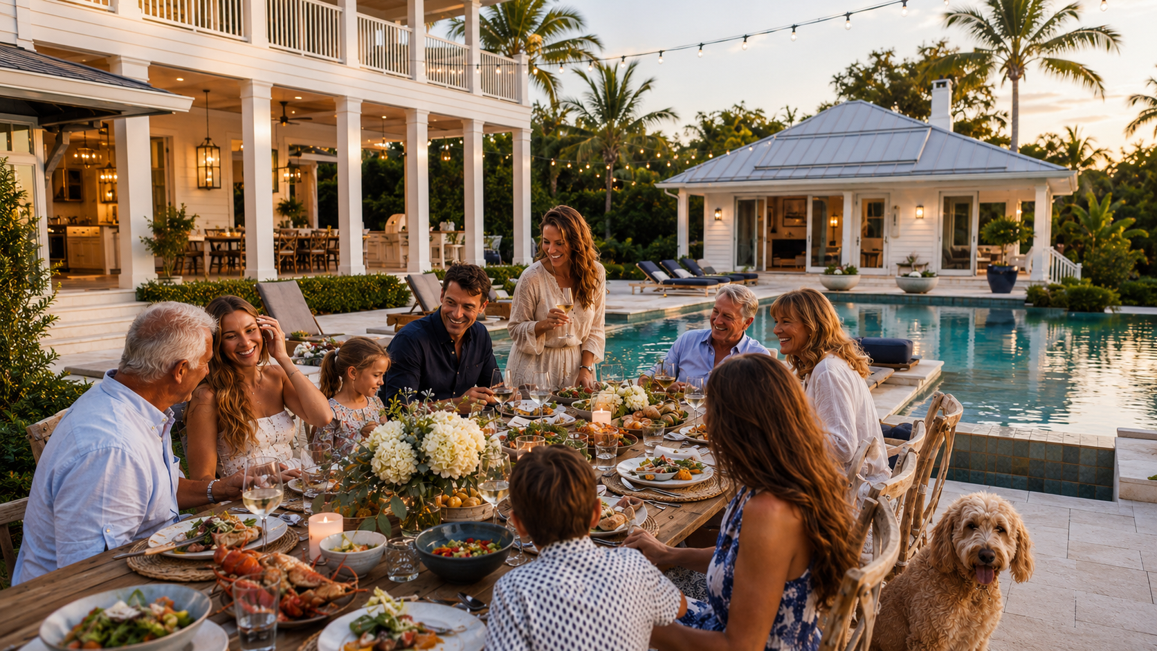 Luxury Florida homes with guest houses
